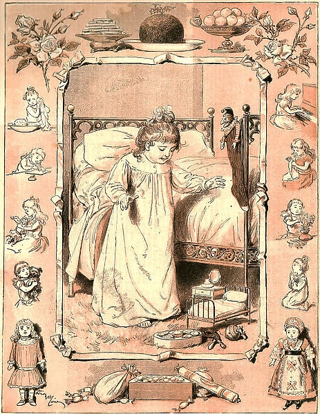 'The Good Girl's Christmas, 1891. Creator: Adrien Marie