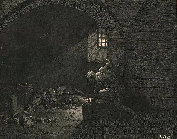 Then, fasting got the mastery of grief, c1890. Creator: Gustave Doré