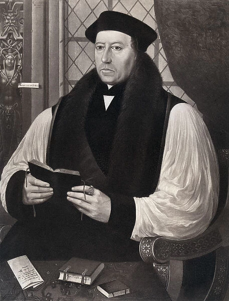 Thomas Cranmer (1459-1556), Archbishop of Canterbury, 1546 (1902). Artist: Gerlach Fliccius
