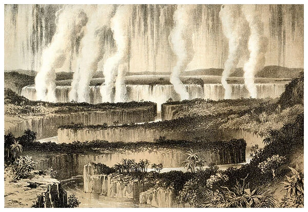 Victoria Falls of the Zambesi, 1883