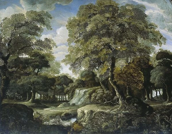 View in the Woods, 1660-1690. Creator: Jan van der Heyden
