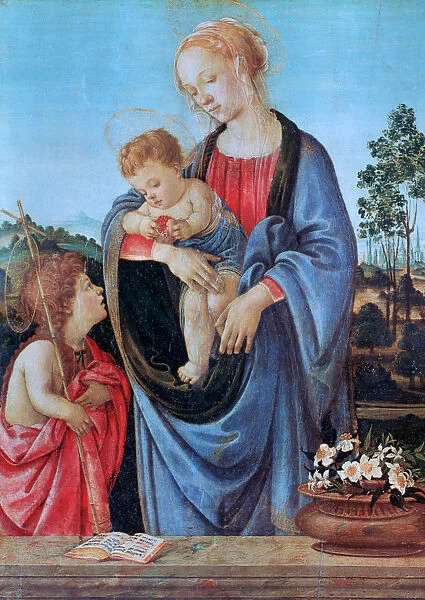 The Virgin and Child with Saint John, 1480. Artist: Filippino Lippi