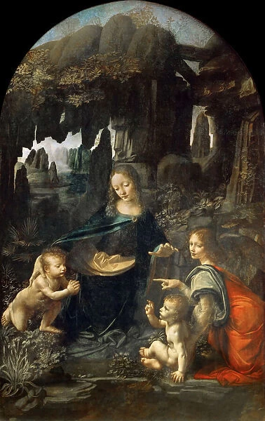 The Virgin of the Rocks, Between 1492 and 1508. Creator: Leonardo da Vinci (1452-1519)