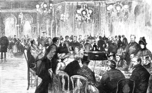 Monte Carlo Print, 1886 Interior of the Gambling Art