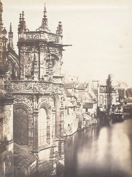 Vue de l Odon, 1852-54. Creator: Edmond Bacot