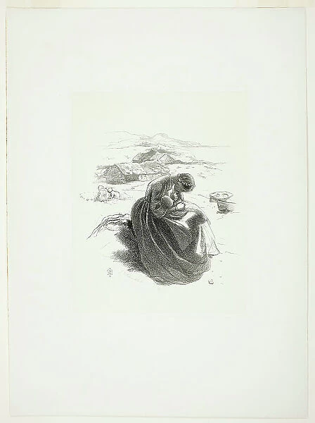 The Young Mother, 1857. Creator: John Everett Millais