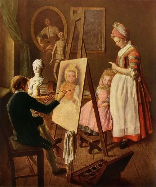 The Young Painter, 1760s, (1965). Creator: Ivan Ivanovic Firsov