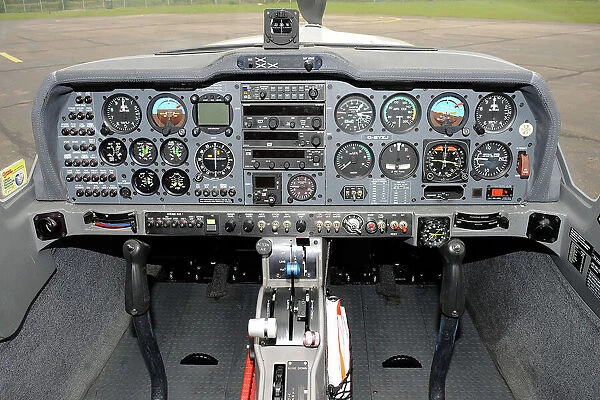 Cockpit of Grob Tutor Two Seat Training Aircraft