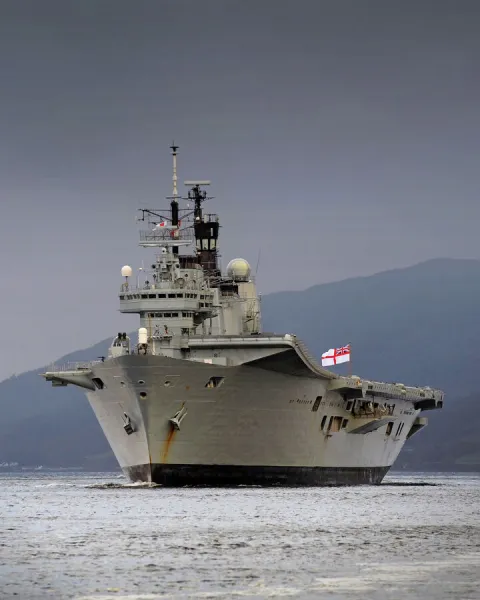 HMS Ark Royal Visits HMNB Clyde for the Final Time