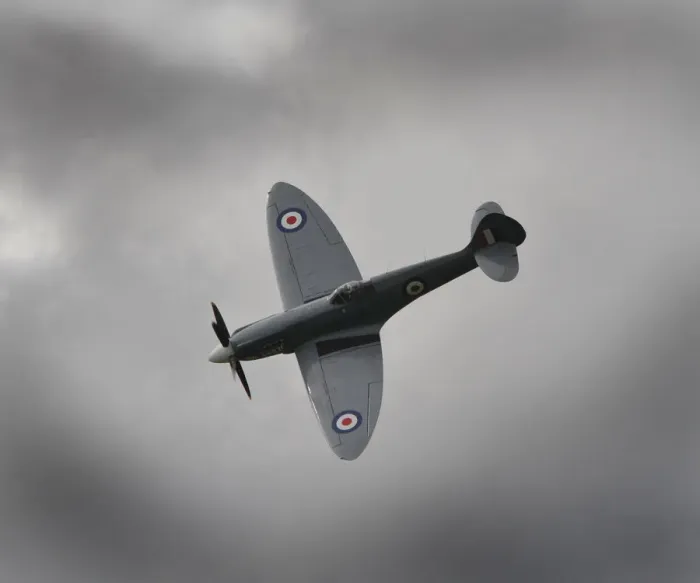 Framed Print : Print of a Spitfire from the BBMF over RAF Shawbury Framed Print : Print of a Spitfire from the BBMF over RAF Shawbury