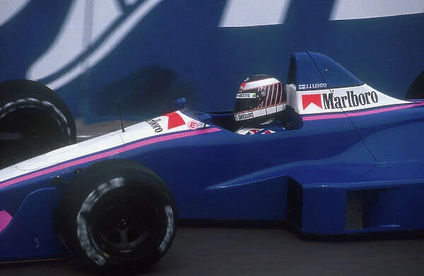 1990 United States Grand Prix. Phoenix, Arizona, USA. 9-11 March 1990. J.J. Lehto (Onyx ORE-1 Ford). He failed to qualify. Ref-90 USA 33. World Copyright - LAT Photographic