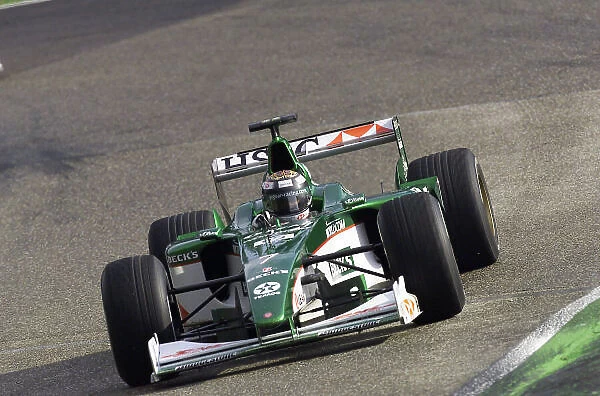 2000 German Grand Prix Hockenheim, Germany, 27th - 30th July 2000. Eddie Irvine, Jaguar Cosworth. World Etherington /  LAT Photographic 18 mb Digital: Race