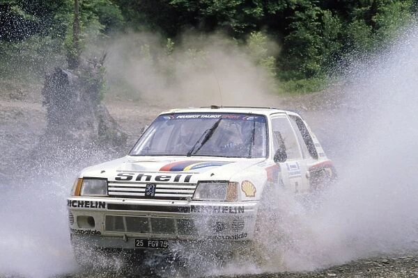 Acropolis Rally, Greece. 27-30 May 1985: Timo Salonen  /  Seppo Harjanne, 1st position