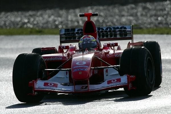 Formula One Testing: Luciano Burti Ferrari F2003 GA