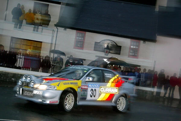 Micael Curran  /  Dessie Wilson. Manx International Rally. July 31st - August 2nd 2003