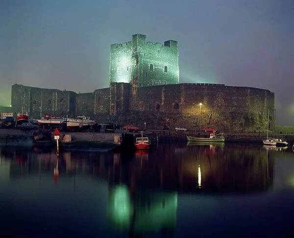 Carrickfergus Castle & Harbour, Co Antrim, Ireland