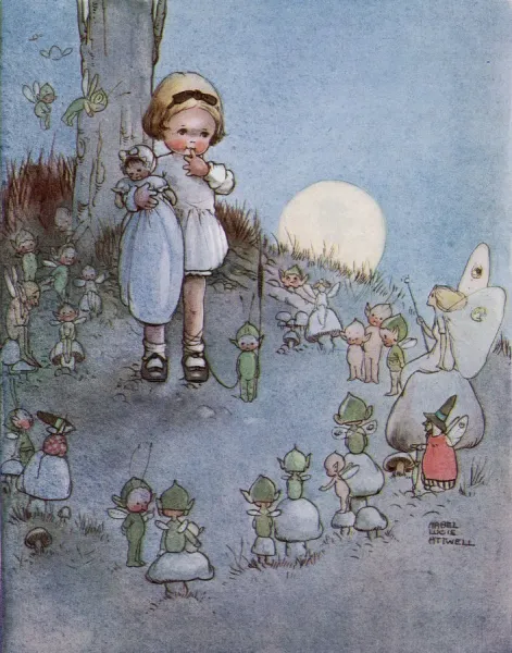 Have You Ever Been Caught By The Fairies Print 1916. Art Prints