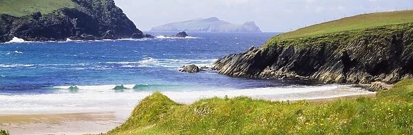 Clogher Beach, Blasket Islands, Dingle Peninsula, County Kerry, Ireland; Beach Scenic