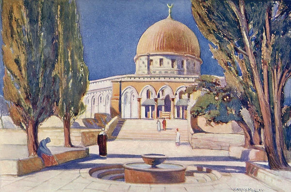 The Dome Of The Rock On Temple Mount, Jerusalem, Palestine, Circa 1910. From A Book Of Modern Palestine By Richard Penlake Published C. 1910