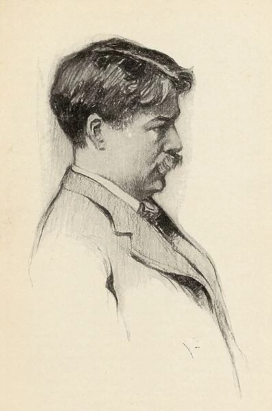 Edward Macdowell, 1861-1908. American Pianist And Composer. Portrait By Chase Emerson. American Artist 1874-1922