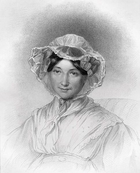 Frances Trollope 1780 To 1863 English Novelist Engraved By W Holl After Miss L Adams From The Book The National Portrait Gallery Volume Iv Published C1820