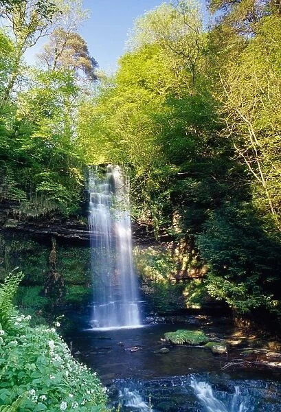 Glencar Waterfall, County Sligo, Ireland; Waterfall And Stream