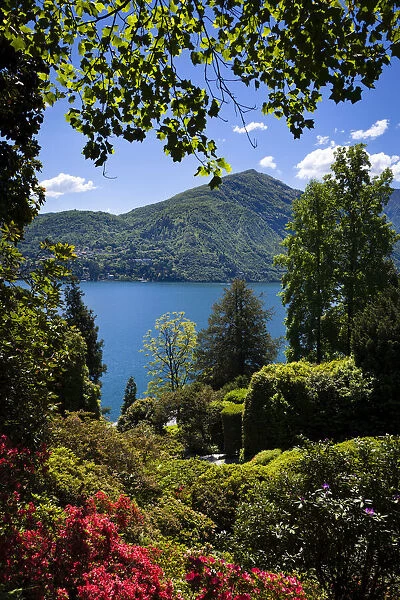 Grounds at Villa Carlotta on Lake Como, Tremezzo, Lombardy, Italy