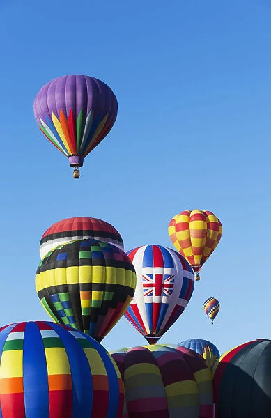 Hot Air Balloons, 2015 Balloon Fiestas; Albuquerque, New Mexico, United States Of America