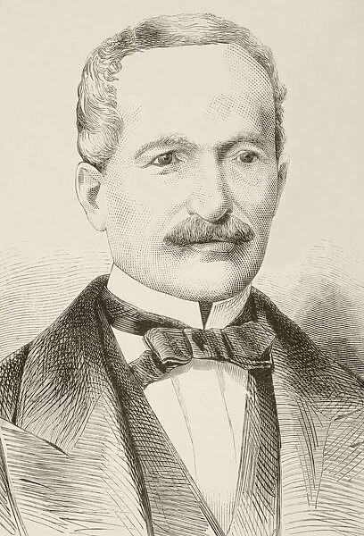 JosA©Balta Y Montero, 1814 To 1872. President Of Peru From 1868 To 1872. From A 19Th Century Illustration