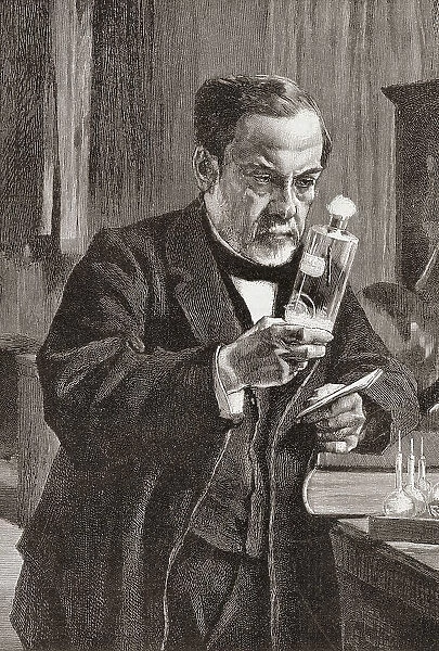 Louis Pasteur Portrait Laboratory French France