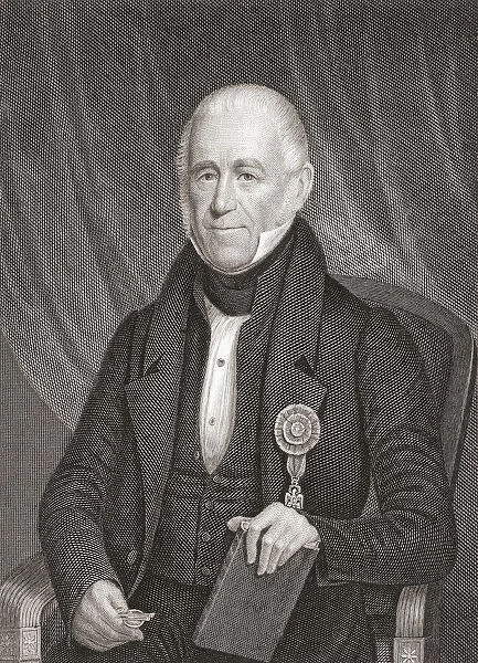 Morgan Lewis, 1754-1844. Officer in the American Revolutionary War, lawyer, and politician. He was the 3rd Governor of New York. After a 19th century engraving