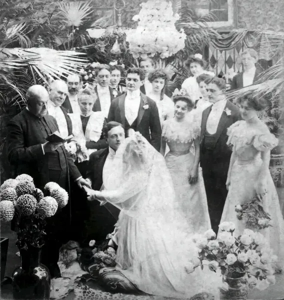 Early 20th Century Wedding Print, Art Prints, Posters