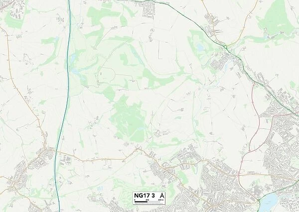 Ashfield NG17 3 Map
