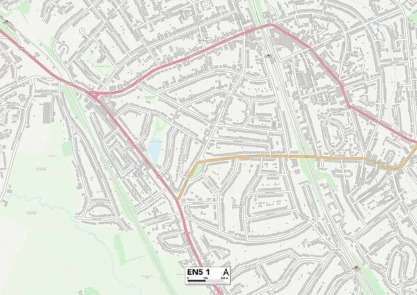 Barnet EN5 1 Map. Postcode Sector Map of Barnet EN5 1