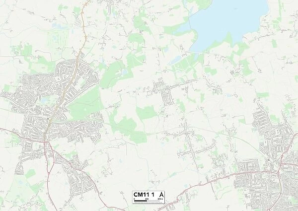 Basildon CM11 1 Map. Postcode Sector Map of Basildon CM11 1