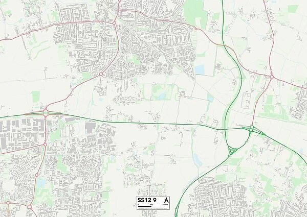 Basildon SS12 9 Map
