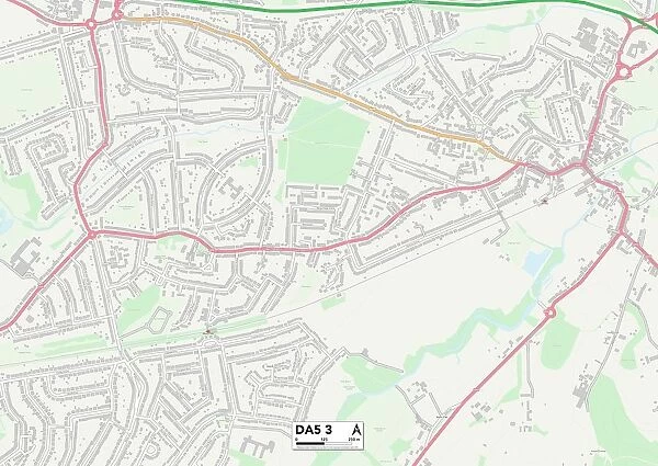 Bexley DA5 3 Map. Postcode Sector Map of Bexley DA5 3