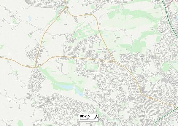 Bradford BD9 6 Map
