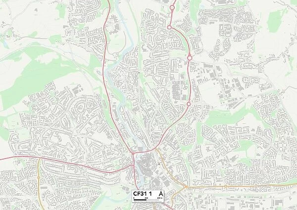Bridgend CF31 1 Map