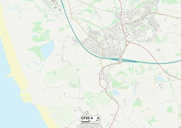 Bridgend CF33 4 Map