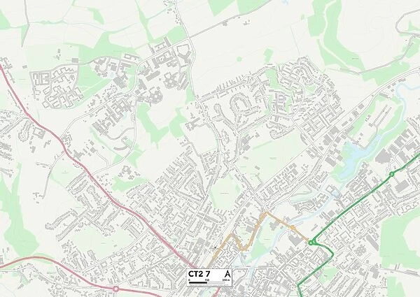 Canterbury CT2 7 Map