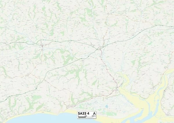 Carmarthenshire SA33 4 Map