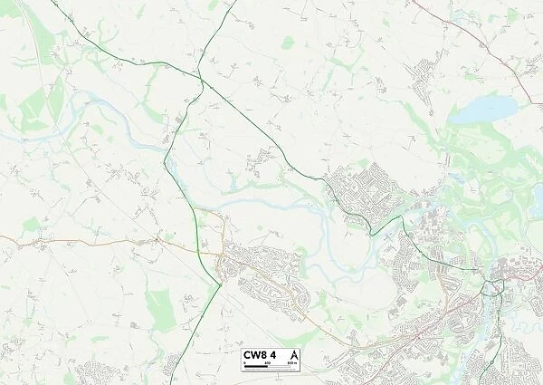 Cheshire West and Chester CW8 4 Map