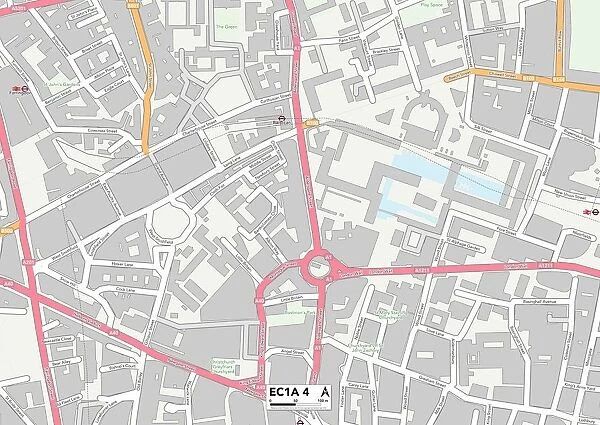 City of London EC1A 4 Map