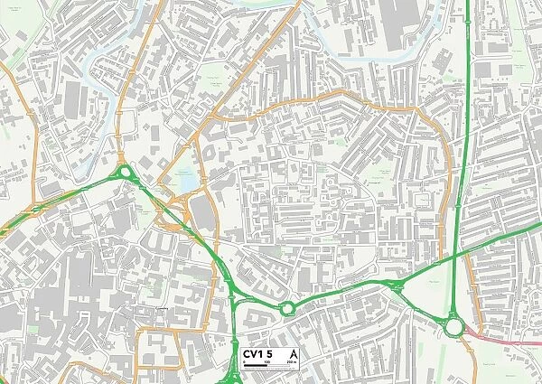 Coventry CV1 5 Map. Postcode Sector Map of Coventry CV1 5