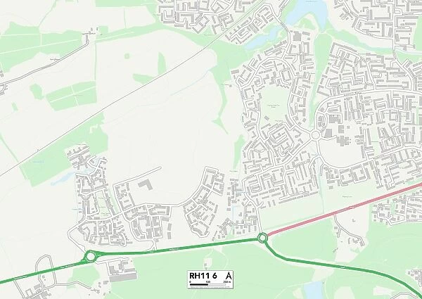Crawley RH11 6 Map