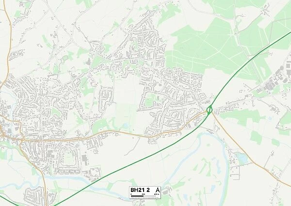 East Dorset BH21 2 Map