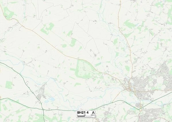 East Dorset BH21 4 Map