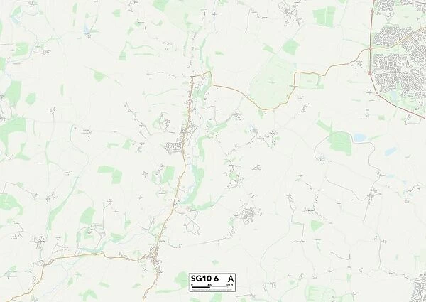 East Hertfordshire SG10 6 Map