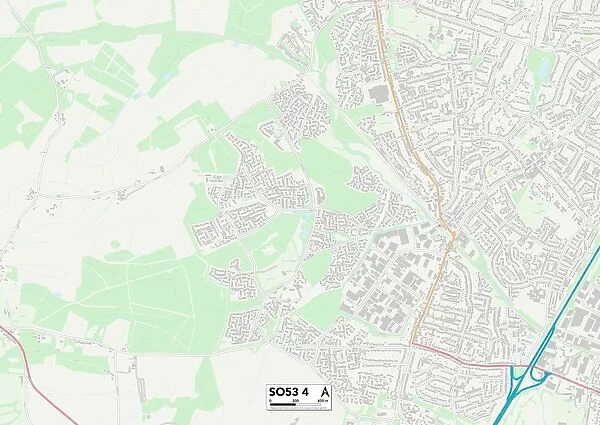 Eastleigh SO53 4 Map